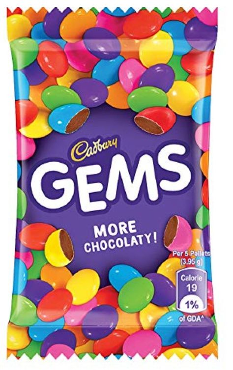 Cadbury Gems, Gems Chocolate, Canadian Snacks, Gem Candy, Mexican Snacks, African Cooking, Chocolate Buttons, Cadbury Chocolate, Asian Snacks