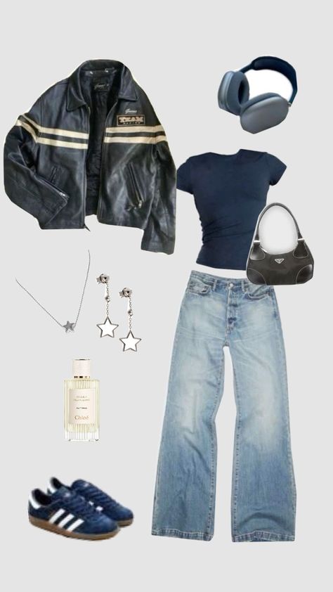 outfit inspo aesthetic Ripped Jeans Outfit Aesthetic, Outfit Ideas Collage, Outfit Collage Aesthetic, Collage Outfit Ideas, Outfit Inspo Collage, Outfit Inspo Board, Light Blue Jeans Outfit, Matching Aesthetic, Outfit Shuffles