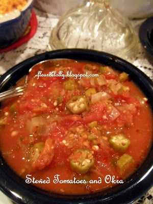 Stewed Tomatoes And Okra, Stewed Tomatoes And Okra Recipe, Tomatoes And Okra, Pork Cube Steaks, Stewed Okra, Okra Stew, Okra And Tomatoes, Southern Cooking Recipes, Okra Recipes