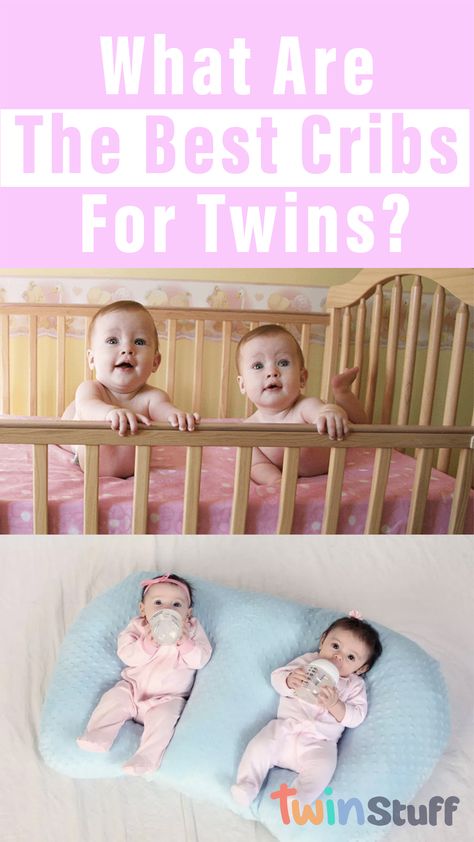 Twin Cribs Small Spaces, Nursery Ideas Twins, Twin Baby Room Ideas, Cribs For Twins, Twin Baby Beds, Baby Cribs For Twins, Twin Boys Nursery, Twin Baby Rooms, Twin Cribs