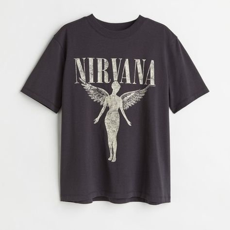 Oversized tshirt Nirvana Clothes, Nirvana T Shirt, Baggy Tshirt, Nirvana Tshirt, Nirvana Shirt, Baggy T-shirt, Baggy Clothes, Aesthetic Shirts, Nirvana