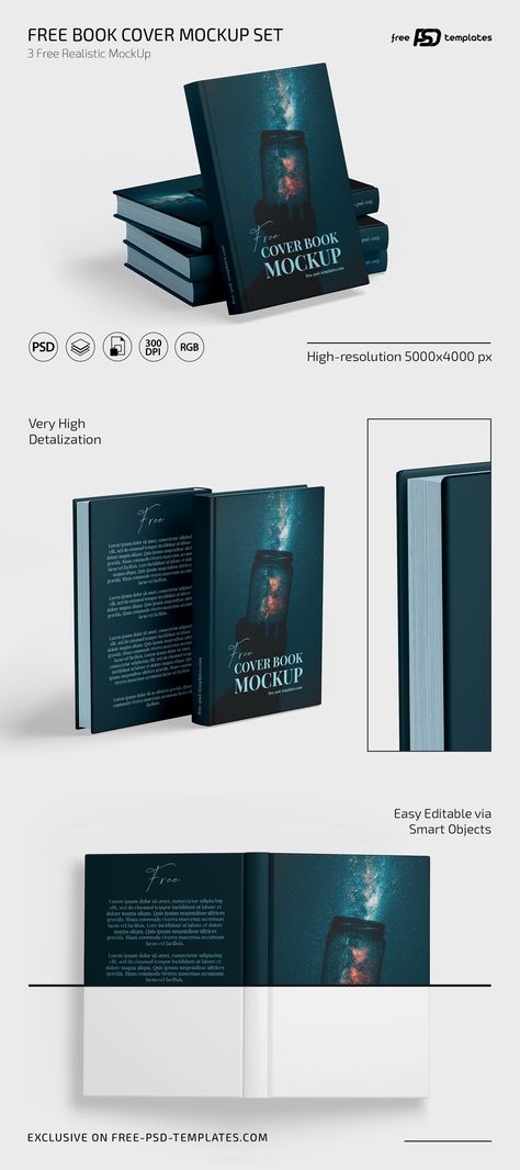 All you need to do is to add all the design elements you want to see on your book to the mockup. Book Cover Mockup Free Psd, Book Mockup Free, Book Cover Mockup Free, Book Cover Mockup, Book Mockup, Psd Template Free, Mockup Free Psd, Free Mockup, Mockup Psd