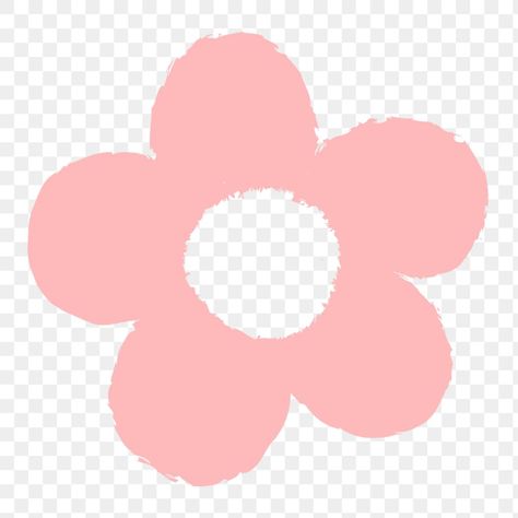 Aesthetic Flower Icon, Flower Icon Png, 2d Flowers, Flower Transparent Background, Flowers Doodle, Icon Transparent, Flower Pastel, Flower Icon, Flower Doodle