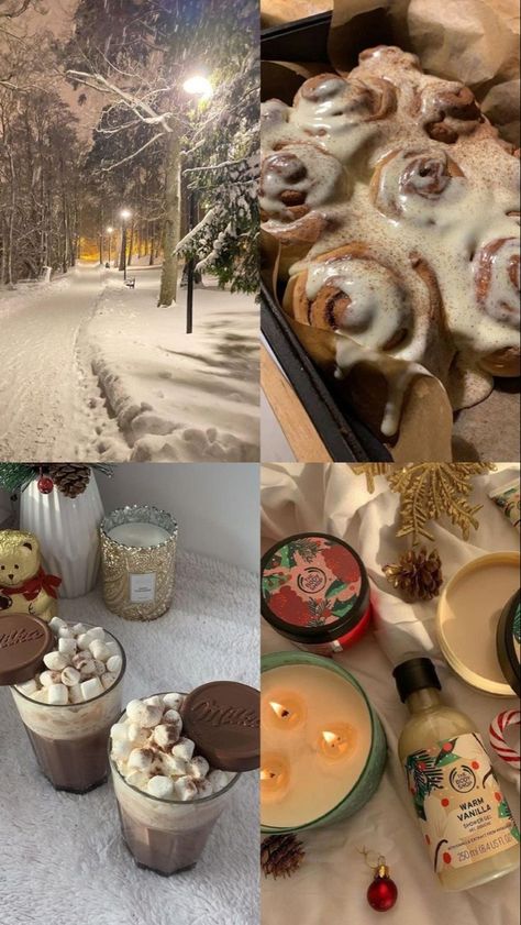 Things To Bake During Christmas, Christmas And Winter Aesthetic, Snow Food Ideas, Christmas Holiday Aesthetic, Winter Aesthetic Food, Christmas 2023 Aesthetic, Christmas Aesthetic 2023, Christmas Mood Aesthetic, Winter Wallper