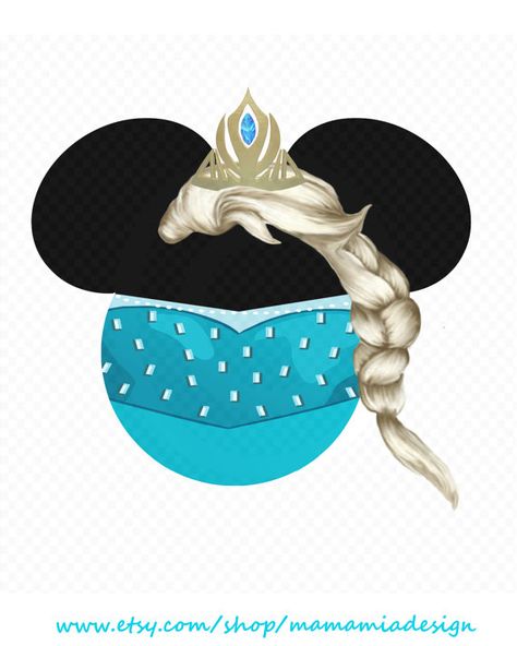 Instant Download - Tiara and Princess Elsa from Disney's Frozen. Minnie Mouse head silhouette. DIY Iron Transfer. Great decal to add to shirts, backpacks, shopping bags. What better way to show your love of Mickey and Minnie Mouse. Only $2.00! Disney Banner, Silhouettes Disney, Disney Cruise Magnets, Minnie Mouse Head, Disney Project Life, Class Labels, Autograph Book Disney, Scrapbook Disney, Disney Christmas Tree