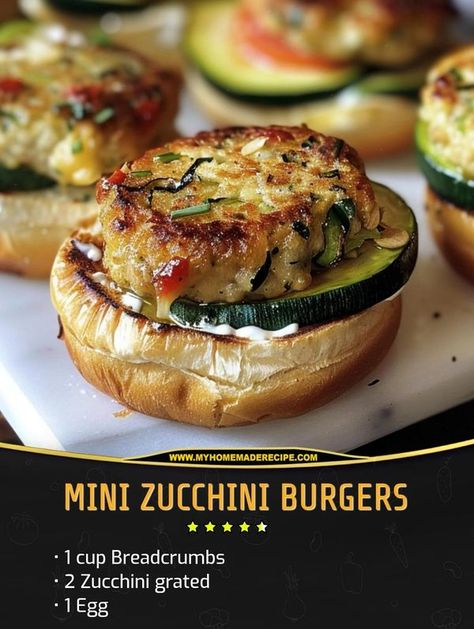 Zucchini Burgers, Zucchini Burger, Vegetable Side Dishes Recipes, Side Dishes Recipes, Family Cookbook, Vegetable Side, Parmesan Cheese, 1 Egg, Cookbook Recipes