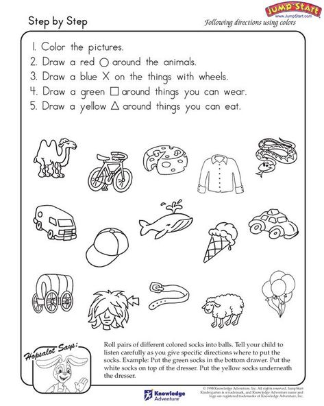 Listening And Following Directions Worksheets Auditory Processing Worksheets, Following Instructions Worksheet, Follow Instructions Activities For Kids, Following Instructions Activities Kids, 2 Step Directions Activities, Working Memory Worksheets, Listening Worksheets For Kids, Thinking Skills Worksheets, Critical Thinking Worksheets