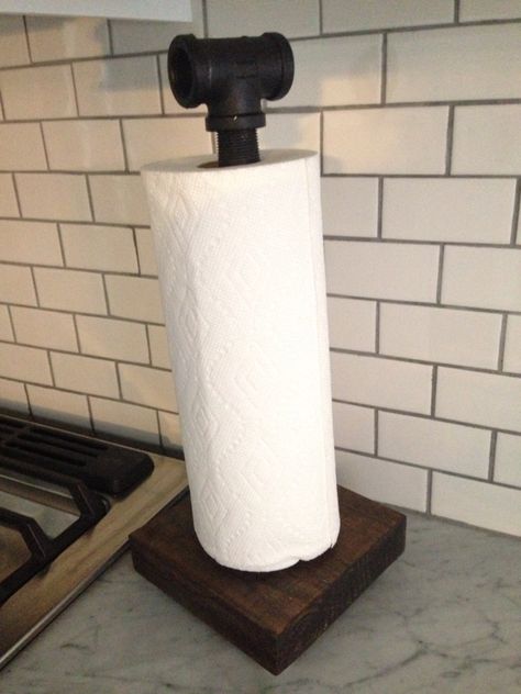 Industrial farmhouse paper towel holder Farmhouse Towel Holder, Modern Farmhouse Decor Bathroom, Farmhouse Towel Rack, Modern Farmhouse Backyard, Farmhouse Paper Towel Holders, Modern Farmhouse Paint Colors, Modern Farmhouse Chandelier, Modern Farmhouse Dining Room, Modern Farmhouse Dining