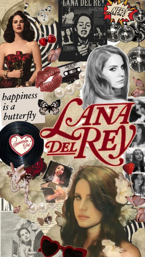 Lana Del Rey Wallpaper/ Collage.     "Discover inspiration, creativity, and more! Follow me on Pinterest for a curated collection of ideas, tips, and inspiration that will elevate your daily life. Join the journey today!" Lana Del Rey Collage Wallpaper, Lana Del Rey Collage, Lana Del Rey Wallpaper, Lana Del Rey Music, Lana Del Rey Aesthetic, Lana Del Rey Art, Rey Aesthetic, Cute Home Screen Wallpaper, Cute Home Screens