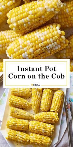 Instant Pot Veggies, Instant Pot Corn, Buttery Corn, Best Instant Pot Recipe, Easy Instant Pot Recipes, Instant Pot Dinner Recipes, Corn On The Cob, Instapot Recipes, Instant Pot Pressure Cooker