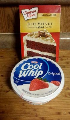 Red Velvet Cookies With Cool Whip, Cool Whip Crinkle Cookies, Red Velvet Cool Whip Cookies, Crinkle Cookies Recipe Cake Mixes, Southern With A Twist, Red Velvet Chocolate Chip Cookies, Whip Cookies, Decadent Brownies, Crinkles Recipe