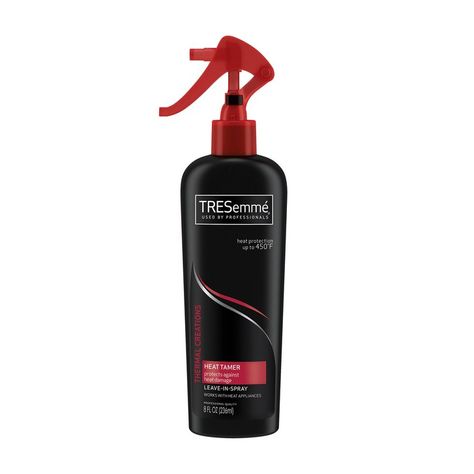 Tresemmé Thermal Creations Heat Tamer Leave-in Spray  The spray gun covers your strands quickly and evenly, and the biotin-enriched formula strengthens hair, leaving your style super soft — not gunky or stiff. Tresemme Heat Protectant, Heat Spray, Tresemme Keratin Smooth, Heat Protectant Spray, Heat Protector, Heat Protectant Hair, Heat Protectant, Heat Styling Products, Anti Frizz Products