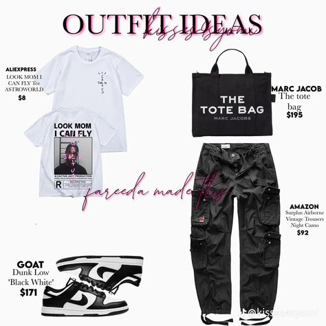 Outfit Inspo Panda Dunks, Panda Dunks Outfit Y2k, Cargo Pants With Panda Dunks, Cute Outfits To Go With Panda Dunks, Panda Dunks And Cargos, Outfits With Panda Dunks, Teen Swag Outfits, Fasion Outfits, Cute Lazy Day Outfits