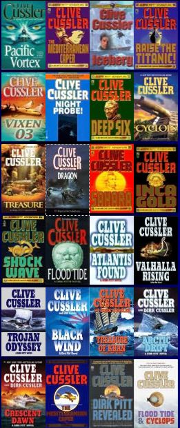 Clive Cussler novels --- my husband introduced me to this author and I haven't read one that was not a page turner Clive Cussler Books, Clive Cussler, Ya Books, Page Turner, E Reader, Book Addict, Book Nooks, Favorite Authors, Vixx