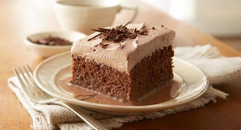 Chocolate Tres Leches Cake Recipe, Chocolate Tres Leches, Chocolate Tres Leches Cake, Tres Leches Cake Recipe, Hershey Syrup, Leches Cake, Individual Desserts, Milk Cake, Tres Leches Cake