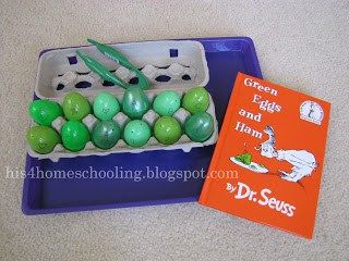 greenegg Dr Seuss Gross Motor Activities, Dr Seuss Snacks, Dr Seuss Preschool Activities, Dr Seuss Preschool, Tot Trays, Dr Seuss Activities, Dr Seuss Crafts, Seuss Classroom, Seuss Crafts