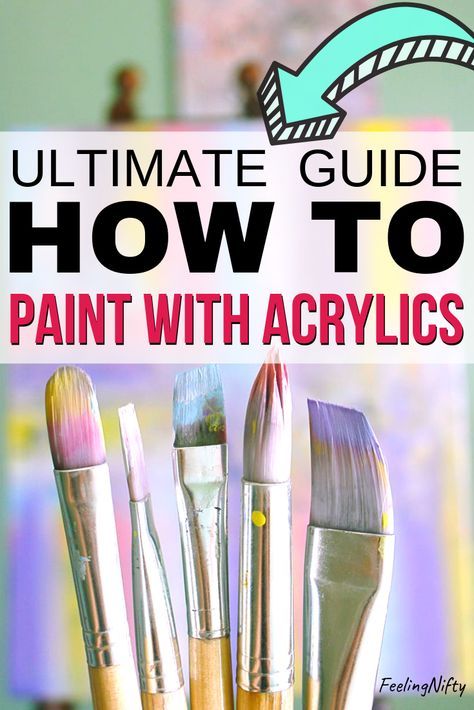 how to paint with acrylics for beginners Paint With Acrylics, Easy Landscape, Landscape Flowers, Acrylic Tutorials, Acrylic Paint Brushes, Start Painting, Acrylic Painting Lessons, Acrylic Painting Tips, Soyut Sanat Tabloları