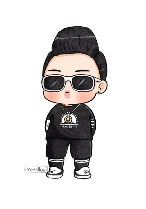 Rm Cartoon Cute, Bts Chibi Rm Cute, Namjoon Chibi, Rm Cartoon, Rm Chibi, Bts Chibi Fanart, Bangtan Chibi, Bts Cartoon, V Chibi