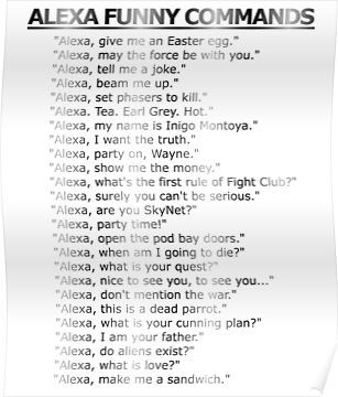 Funny Alexa Commands, Alexa Tricks, Info Board, Alexa Skills, What To Do When Bored, Funny Questions, Fun Sleepover Ideas, Sleepover Things To Do, Alexa Echo