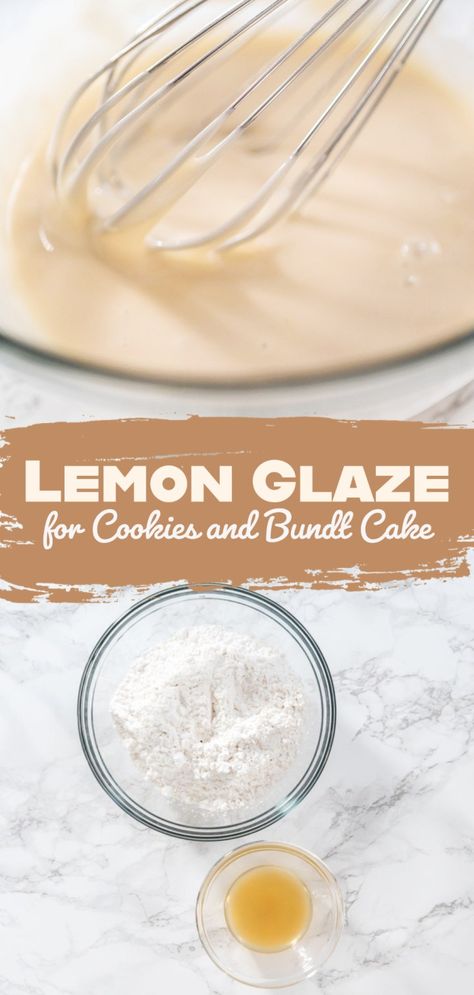 Lemon Glaze for Cookies and Bundt Cake Lemon Cake Glaze Recipe, Lemon Glaze Icing For Pound Cake, Lemon Glaze For Bundt Cake, Lemon Glaze Icing Easy, Easy Lemon Glaze For Pound Cake, Lemon Glaze For Cake, Lemon Glaze For Pound Cake, Lemon Cake Glaze, Lemon Icing Glaze