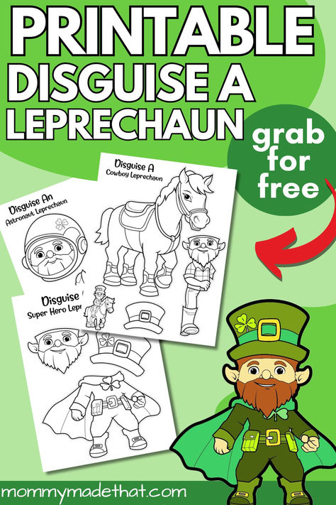 St Patricks Day Ideas, Fun St Patricks Day, Leprechaun Craft, Paper Plate Animals, St. Patrick's Day Crafts, St Patrick Day Activities, Free Preschool Printables, Activities For Teens, Handprint Crafts