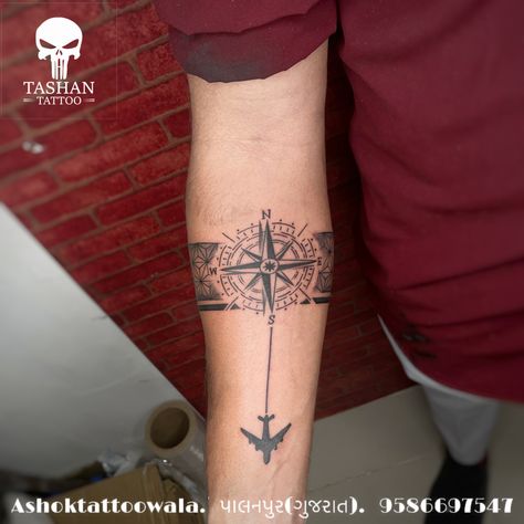 TashanTattoo
AshokTattooWala
S.20. Tirupati plaza
Opp. New bus stand
Near gd modi collage
Palanpur (gujrat)
9586697547
9687533310 Compass Band Tattoo, Hand Band Tattoo, Thigh Band Tattoo, Hand Tatto, Tattoo Band, Hand Band, Tattoo Templates, Arm Band Tattoo, Music Tattoos