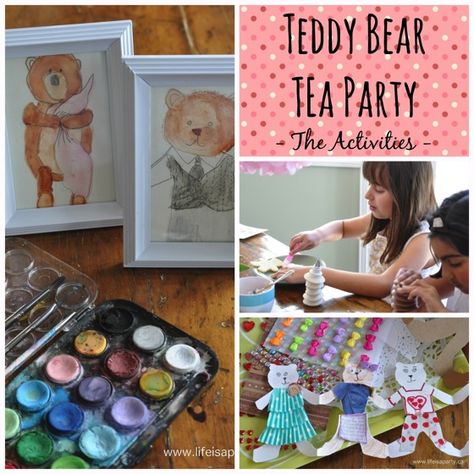 Teddy Bear Tea Party, Bear Tea Party, Tea Party Activities, Tea Party Menu, Tea Party Decor, Kids Tea Party, Teddy Bear Day, Life Is A Party, Teddy Bear Cookies