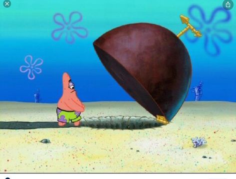 Patricks Rock Spongebob, Rock Meme, Spongebob Patrick, Because He Lives, Living Under A Rock, Youtube Playlist, He Lives, Spongebob Memes, Reaction Pics