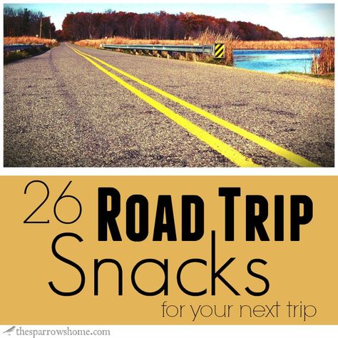 26 Road Trip Snacks| Snacks that Travel Well Road Snacks, Car Snacks, Summer Road Trips, Trip Snacks, Road Trip Food, Road Trip Snacks, Travel Snacks, Vacation Usa, Road Trip Hacks