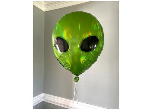 Alien Balloon 19" Mylar Helium or Air All Balloons ship flat (deflated) Alien Balloons, Alien Birthday, Alien Cake, Fuquay Varina Nc, Alien Party, Diy Kandi Bracelets, Diy Kandi, Kandi Bracelets, Area 51