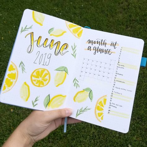 i've been bullet journaling for almost 2 years now! this is my june cover page & monthly layout. i used to make large, two page calendar… June Calendar 2024 Bullet Journal, Monthly Title Page, June Cover Page, Monthly Bullet Journal Layout, Journal August, 2024 Bujo, Bullet Journal August, June Calendar, Bulletin Journal