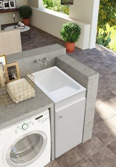 Clean Eating Meal Planning, Outdoor Laundry Rooms, Wallpaper Design Ideas, Cleaning Eating, Tree House Plans, Small Balcony Garden, Modern Laundry Rooms, Laundry Room Inspiration, Exterior Wall Design