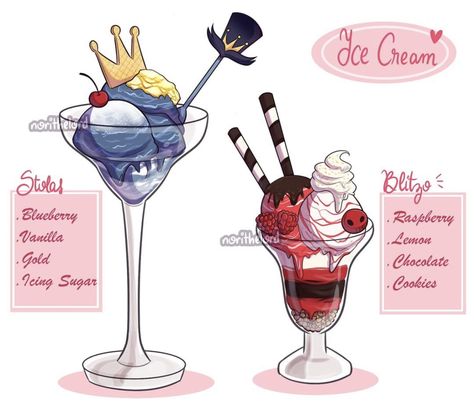 Helluva Boss Recipes, Helluva Boss Drink Recipes, Helluva Diner, Helluva Boss Drinks, Hazbin Hotel Food, Helluva Boss Stolitz, Stolas Blitzo, Ice Cream Art, Boss Wallpaper