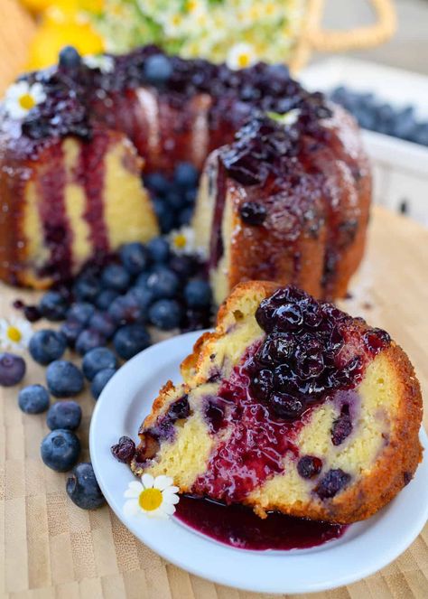 Blueberry Ricotta Cake, Blueberry Ricotta, Lemon Ricotta Cake, Blueberry Pound Cake, Blueberry Cake Recipes, Blueberry Season, Cake Mug, Blueberry Compote, Ricotta Cake