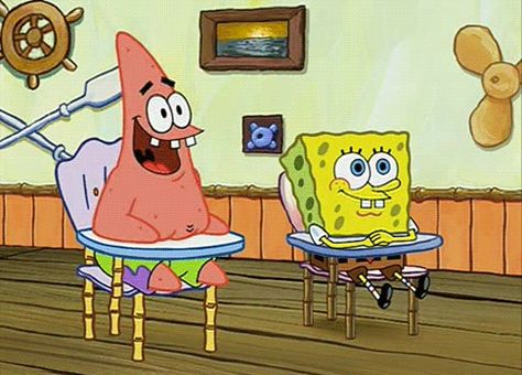 Actually go to class, even if the attendance policy is more lax than you’re used to. | 19 Study Abroad Tips That Are Actually Helpful Sundjer Bob, Patrick Gif, Patrick Spongebob, Watch Spongebob, Funny Spongebob, Spongebob Cartoon, Cartoon Humor, Spongebob Funny, Birthday Places