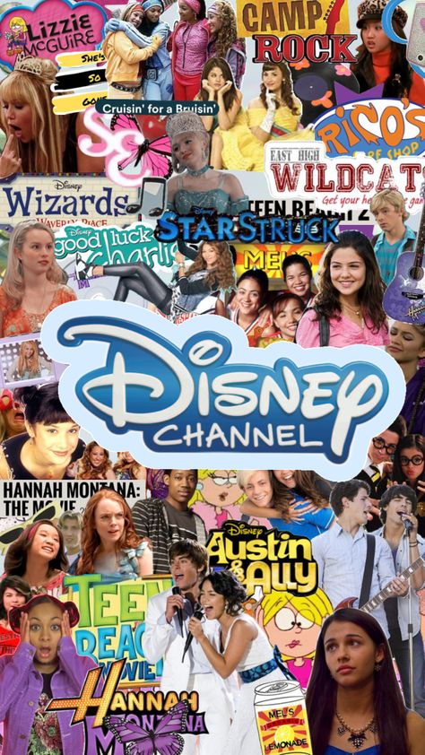 Disney Channel Aesthetic, 2000s Wallpaper, 2000 Aesthetic, Disney Channel Movies, Disney Bedrooms, Old Disney Channel, Movie Collage, Gloria Trevi, Cute Lockscreens