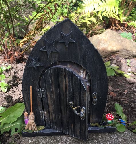 Fantasy Doorway, Witchy Door, Spirit Witch, Pagan Nature, Witch Door, Witch's Cottage, Miniature Door, Witchy House, Witches House