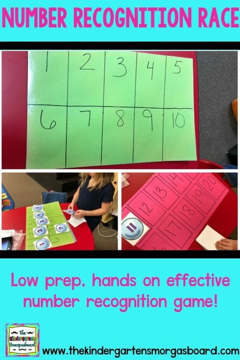 Kindergarten Number Recognition, Number Practice Kindergarten, Number Games Kindergarten, Number Recognition Preschool, Number Recognition Games, Games Kindergarten, Number Recognition Activities, Number Sense Kindergarten, Kindergarten Smorgasboard