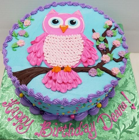 Owl Desserts, Owl Themed Birthday Party, Owl 1st Birthdays, Owl Cake Birthday, Owl Cakes, Owl Cupcakes, 40th Cake, Owl Birthday Parties, Royal Icing Flowers