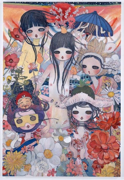 Aya Takano, 2013 © Aya Takano/Kaikai Kiki Co., Ltd. All Rights Reserved. Courtesy Galerie Perrotin Japanese Contemporary Art, Aya Takano, Beautiful Pics, Arte Inspo, Arte Sketchbook, Manga Artist, Ethereal Art, Japanese Artists, Funky Art