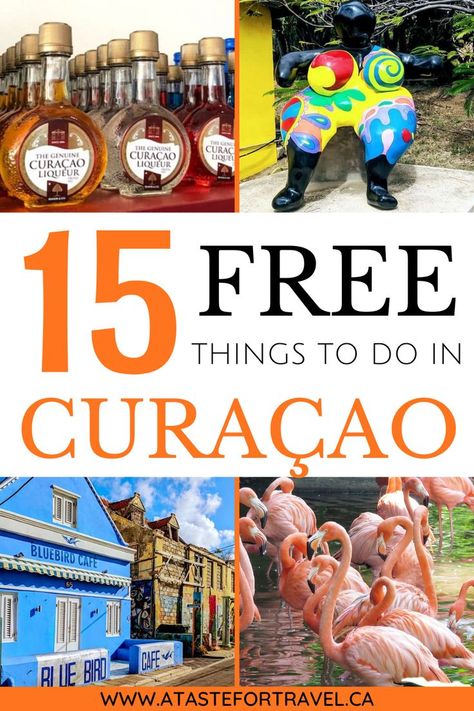 Wondering about things to do in Curaçao? Although this Dutch Caribbean island is famous for its beautiful beaches and snorkelling, there's a  wealth of free things to do beyond the beach!  Check out this guide with our picks for great art galleries, food tours, flamingo watching, hiking and more!  #Curacao #caribbean #budget Food In Curacao, Curacao Travel, Aruba Cruise, Curacao Vacation, Curacao Island, Travel Caribbean, Caribbean Vacation, Caribbean Food, Romantic Travel Destinations