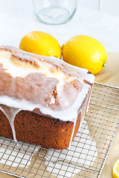 High-Altitude Lemon Pound Cake Lemon Loaf Cake Recipe, Moist Lemon Pound Cake, Iced Lemon Pound Cake, Lemon Loaf Recipe, Lemon Cake Easy, Moist Lemon Cake, High Altitude Baking, Lemon Loaf Cake, Lemon Pound Cake Recipe