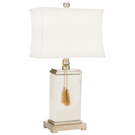 Found it at Wayfair - Porcelain Lamp in White & Ivory Desk Nightstand, Nightstand Table, Table Lamps Living Room, Living Room Home Office, Porcelain Lamp, Room Home Office, Home Office Desk, Bedroom Lamps, White Table Lamp