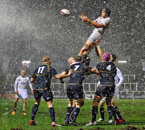 Rugby in the rain Sports Illustrated Rugby Rules, Rugby Photography, Rugby Girls, English Rugby, Rugby Boys, Ireland Rugby, Rugby Sport, Rugby Men, Hard Men