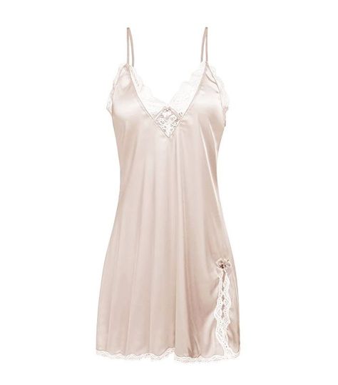 3 Lingerie Trends Blowing Up on Amazon Right Now | Who What Wear UK Silk Negligee, Lingerie Silk, Chemise Nightgown, Silk Chemise, Lingerie Babydoll, Lace Chemise, Satin Sleepwear, Satin Lingerie, Women's Sleepwear