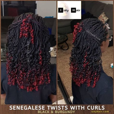 Senegalese Twist With Curly Ends, Sengalese Twists Small Medium, Sengalese Twists, Braiding Hair Colors, Senegalese Twist Hairstyles, Hair Braider, Big Box Braids, Senegalese Twist, Short Braids