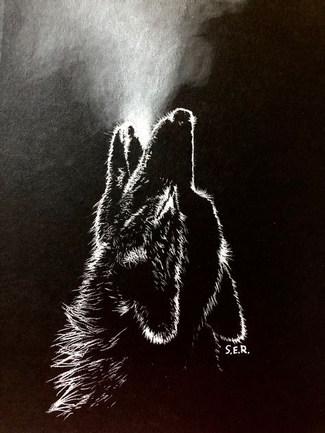 Here was my reference: https://pin.it/3Q1uLfo #wolf #wolfart #animalart #art #artwork #sketch #charcoal #artist Sketch Charcoal, Wolf Sketch, White Charcoal, Drawings Simple, Wolf Art, Animal Sketches, Realistic Art, Art Drawings Simple, Pin It