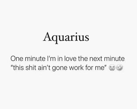 Aquarius Crushing, Aquarius Emotions, Aqua Quotes, Horoscope Traits, Aquarius Lover, Aquarius Szn, Zodiac Signs In Order, Aquarius Funny, Aquarius Vibes