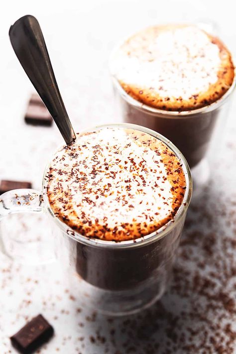 Keto Hot Chocolate Recipe - 1 Net Carb • Low Carb with Jennifer Keto Hot Chocolate Mix Recipe, Keto Hot Cocoa, Keto Camping, Thm Smoothies, Keto Hot Chocolate Recipe, Keto Hot Chocolate, Sugar Free Hot Chocolate, Keto Beverages, Dairy Free Hot Chocolate