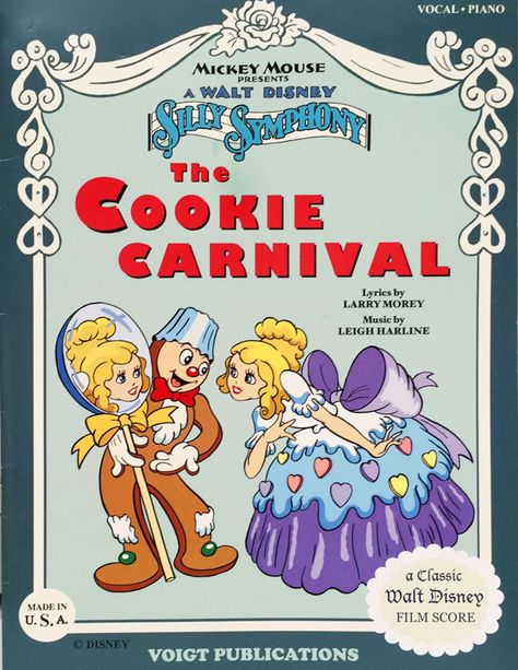 The Cookie Carnival Disney Silly Symphonies, Silly Symphony Disney, Cookie Carnival, Disney Viejo, Silly Symphonies, Silly Symphony, Disney Candy, Disney Usa, 1930s Cartoons